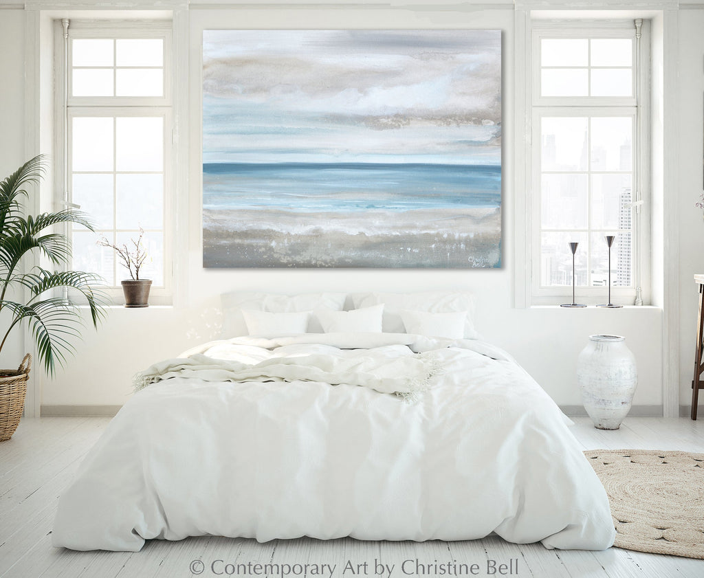 "Sea Salt" GICLÉE PRINT, Coastal Abstract Seascape Painting