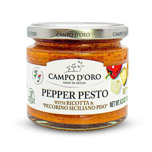 Pepper and Ricotta Pesto with Pecorino, 6.35oz