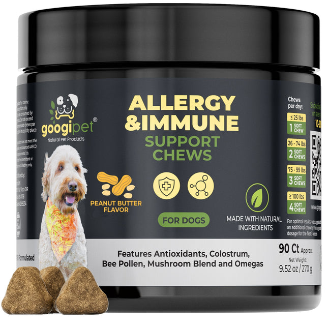 Allergy & Immune Support Chews for Dogs (Peanut Butter Flavor)