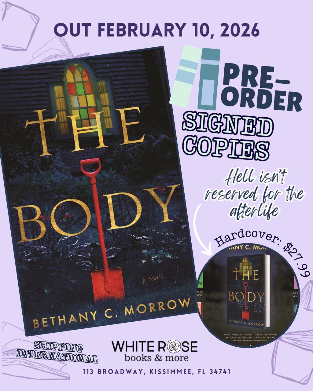Pre-Order: The Body by Bethany C. Morrow (signed)