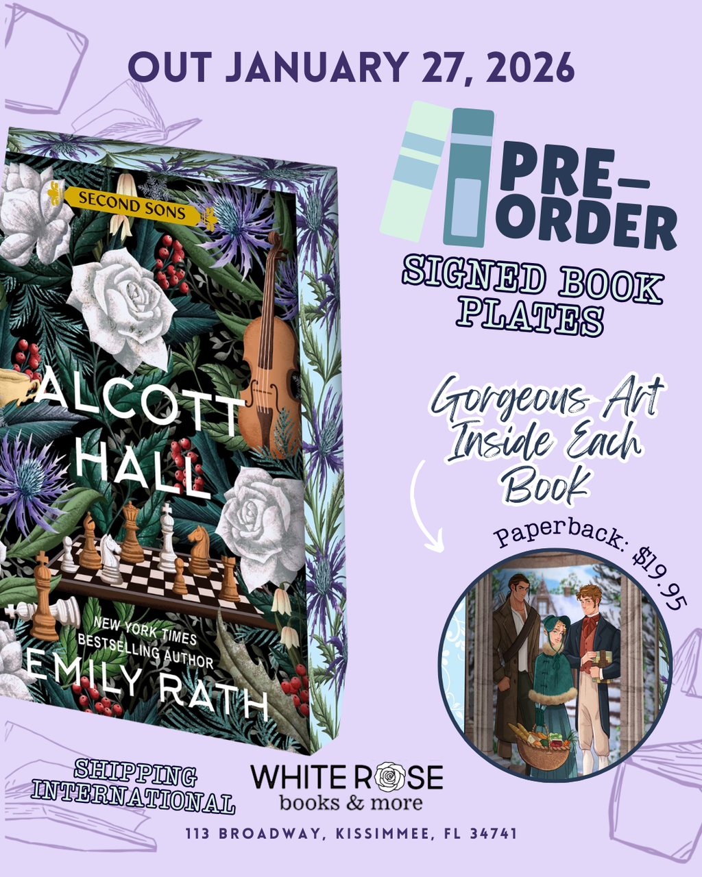 PRE-ORDER: Alcott Hall: Deluxe Limited Edition (Second Sons, 3) by Emily Rath (SIGNED BOOKPLATE)