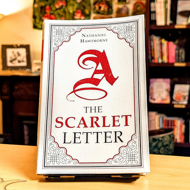 The Scarlet Letter, Nathaniel Hawthorne Classic Novel, (Hester Prynne, Adultery, Romantic Tragedy), Ribbon Page Marker, Perfect for Gifting