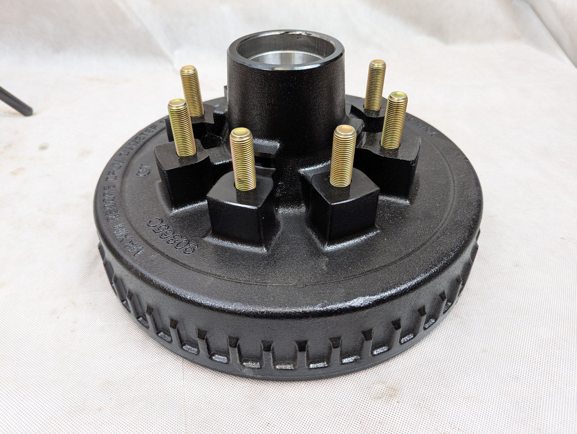 12"x2" Trailer Brake Drum 9/16" Stud 8x6.5 7000#