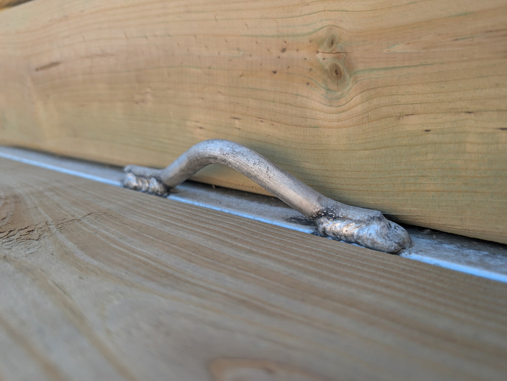 Aluminum tie down mount - Weld On - Each - For Trailer Decks