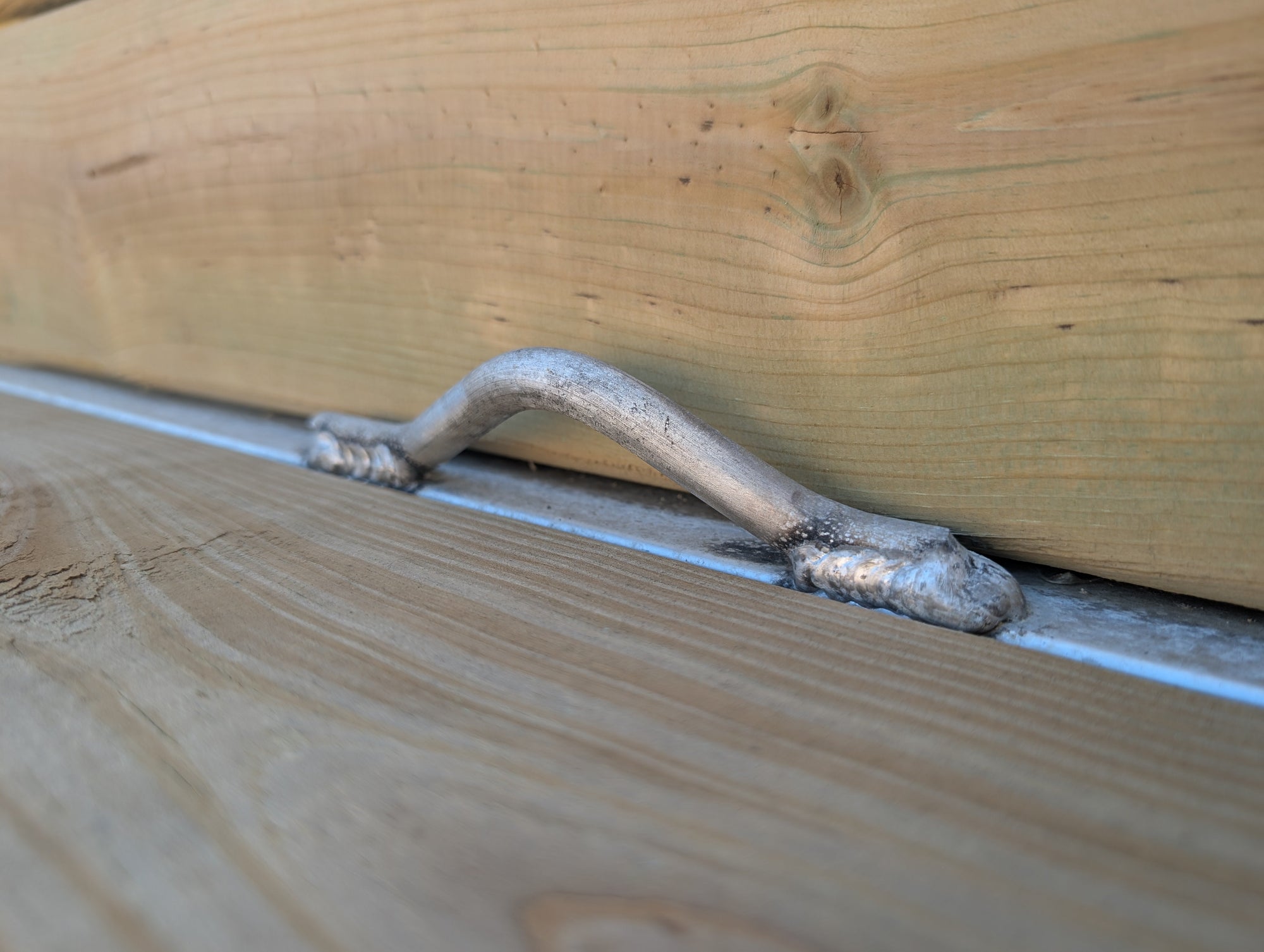 Aluminum tie down mount - Weld On - Each - For Trailer Decks