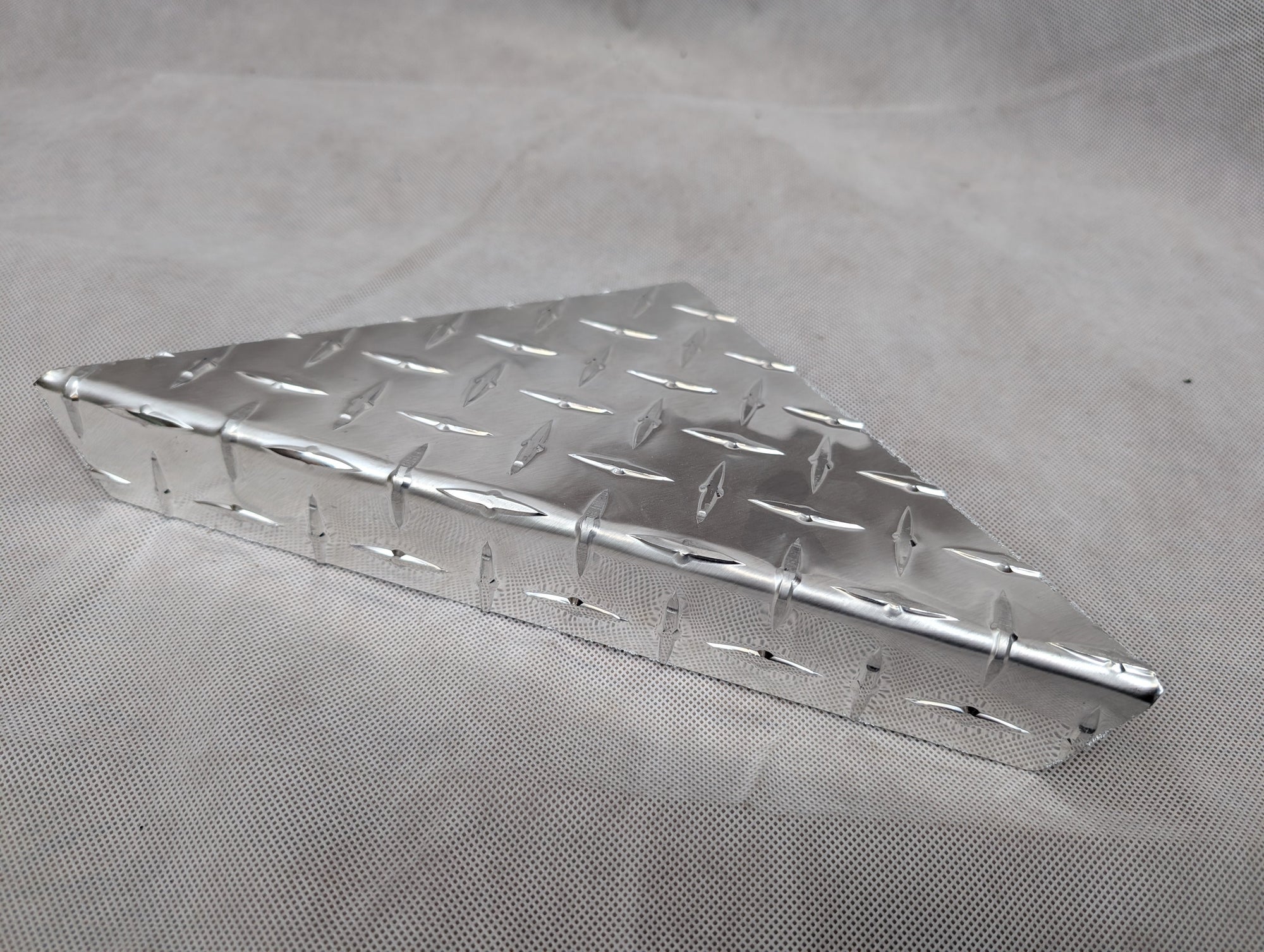 Aluminum Trailer Fender Step Plate Diamond Plate - Weld On