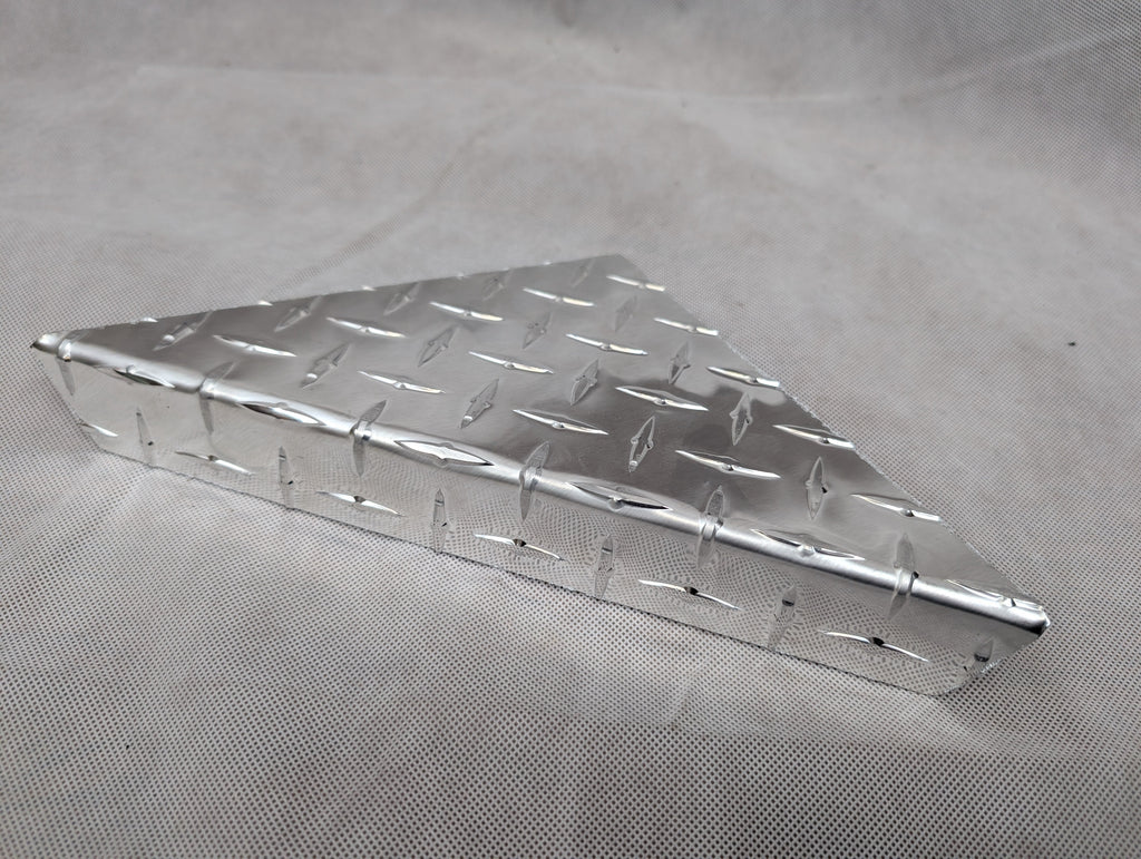 Aluminum Trailer Fender Step Plate Diamond Plate - Weld On