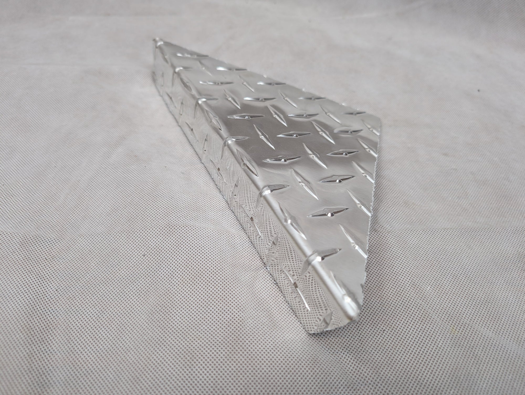 Aluminum Trailer Fender Step Plate Diamond Plate - Weld On