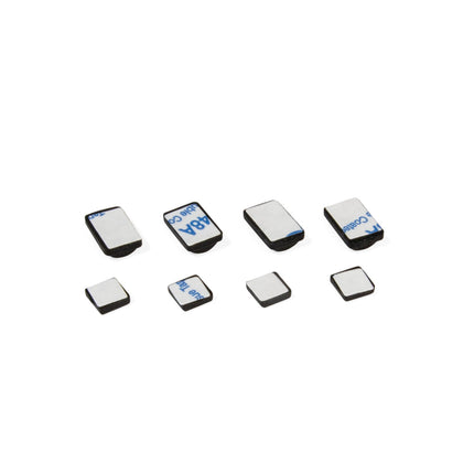Wii Rubber Feet Replacement Black (8 Pieces)