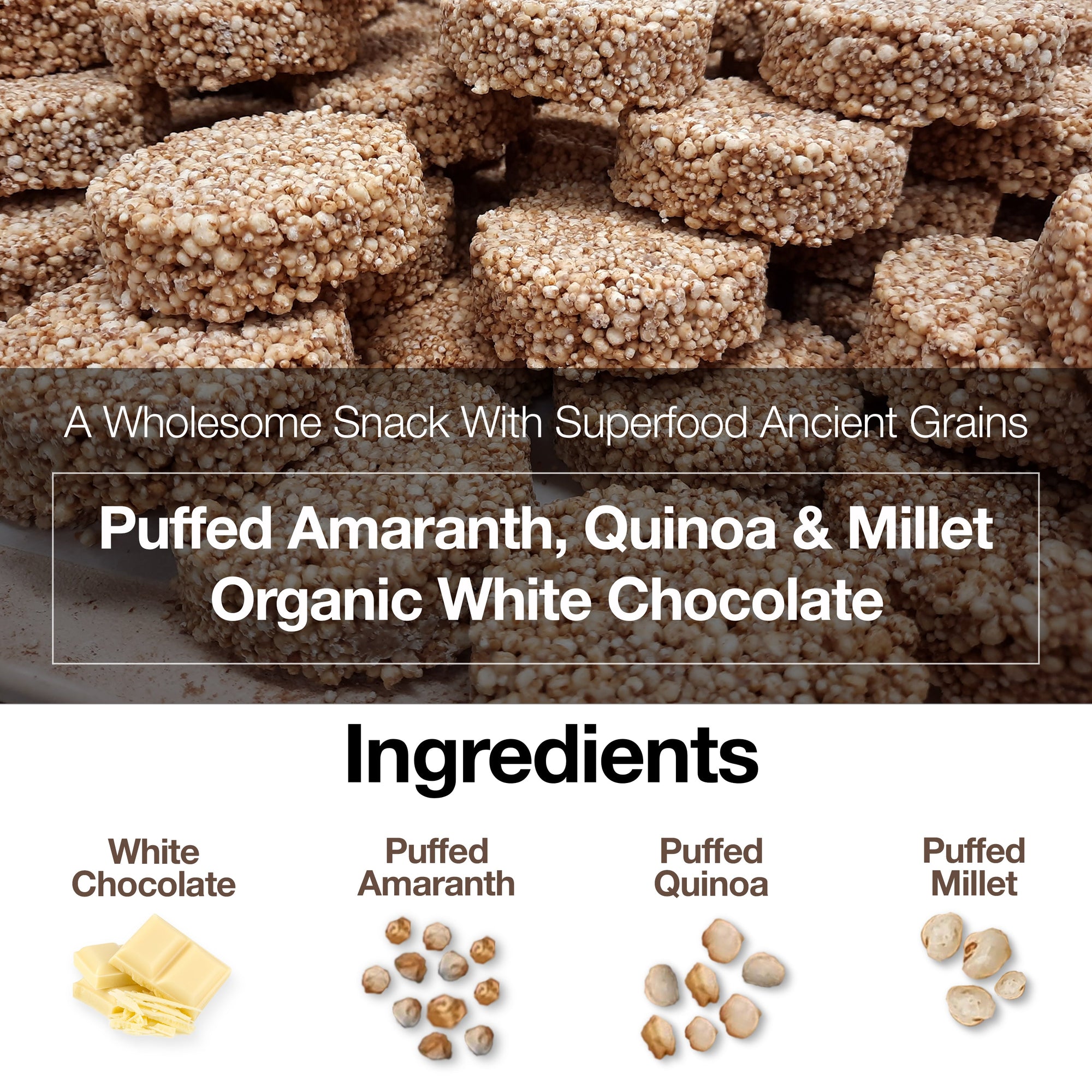 NEW White Chocolate Alegria Bites