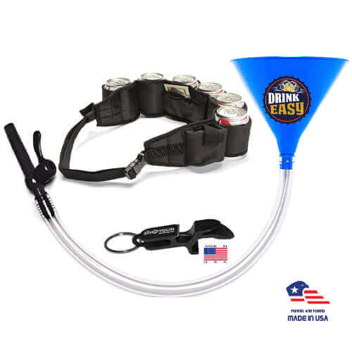 Beer Funnel Party Pack – Funnel, Shotgun Key Chain & Beer Belt