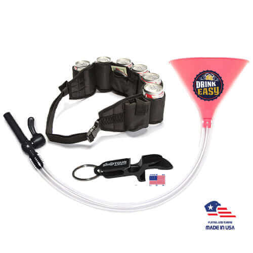 Beer Funnel Party Pack – Funnel, Shotgun Key Chain & Beer Belt