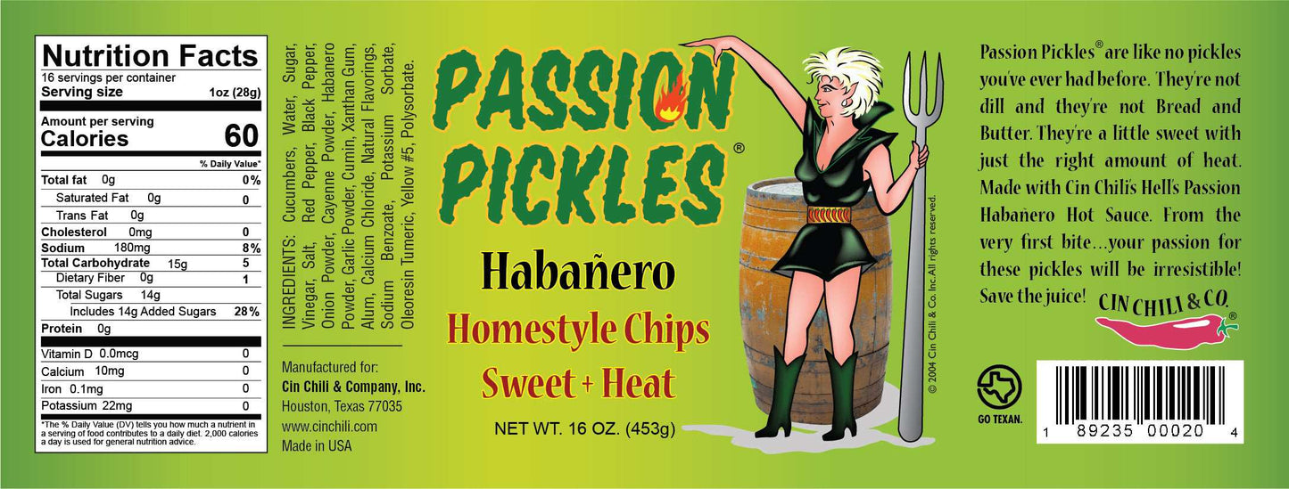 PASSION PICKLES® HABANERO Pickles