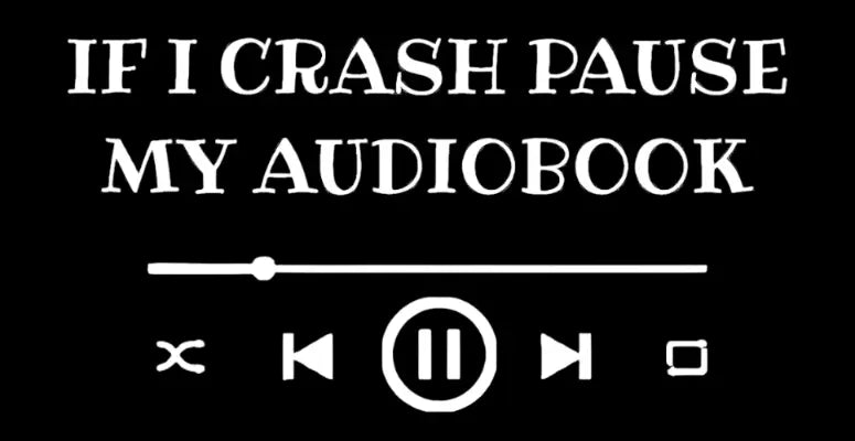 Pause My Audiobook Sticker