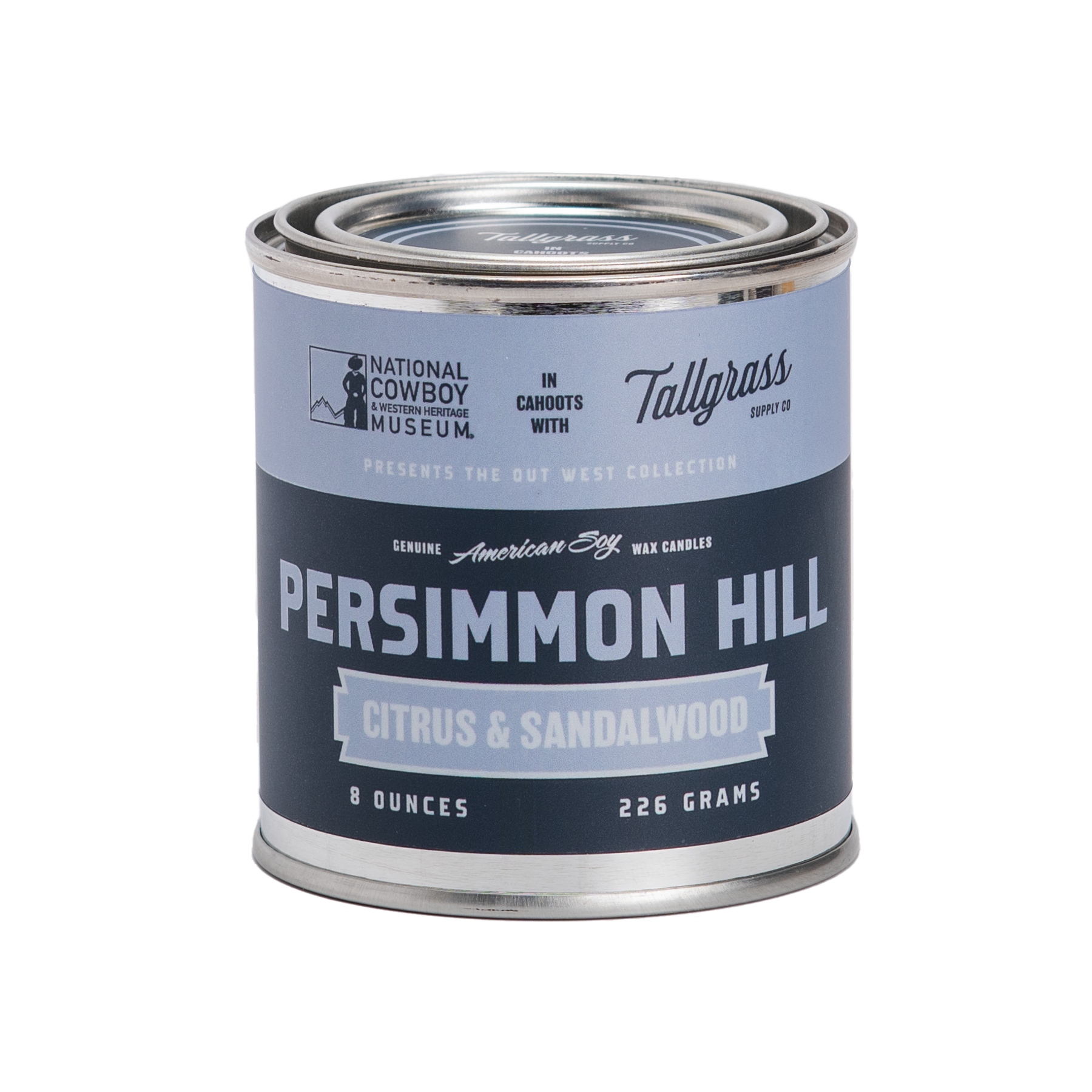 Persimmon Hill: Citrus + Sandalwood Soy Wax Candle