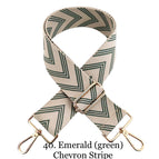 40. Emerald (green) Chevron Stripe