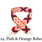 14. Pink & Orange Boho