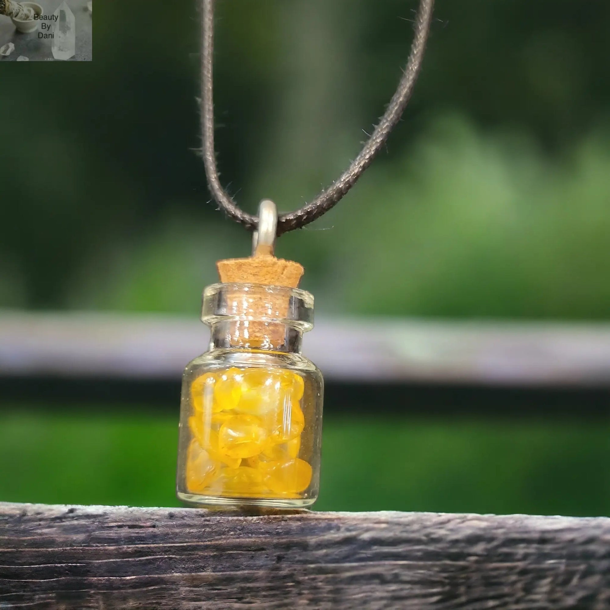 Citrine Pendant Necklace