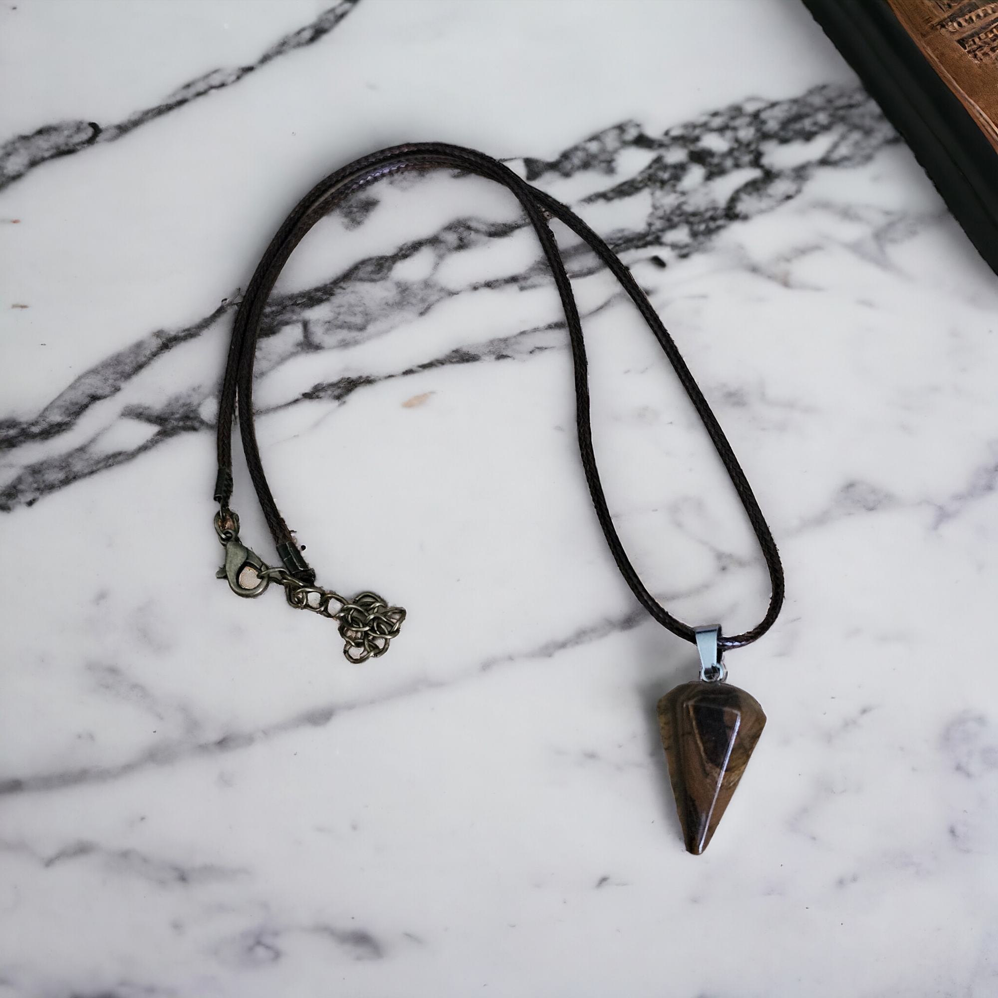 Tiger's Eye Grounding Necklace