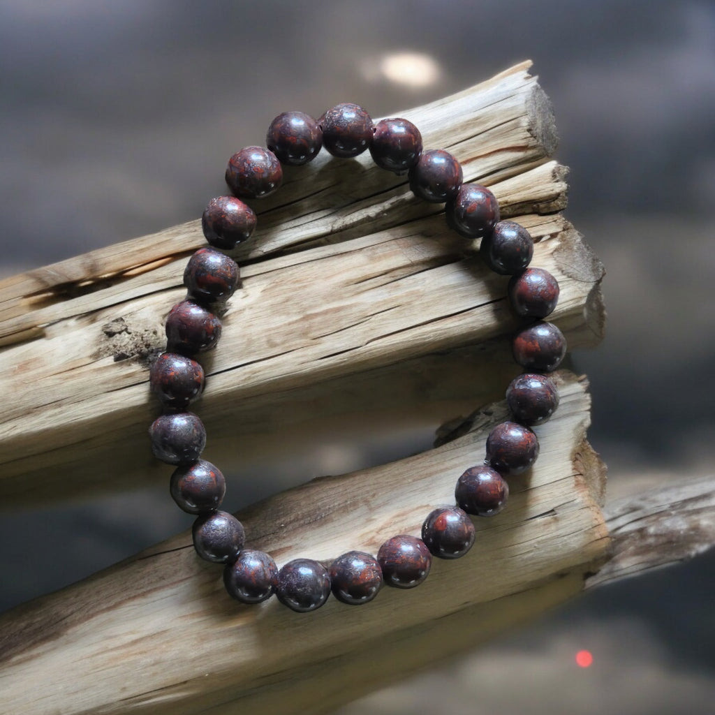 Natural Tiger Iron Bracelet for Strength and Protection