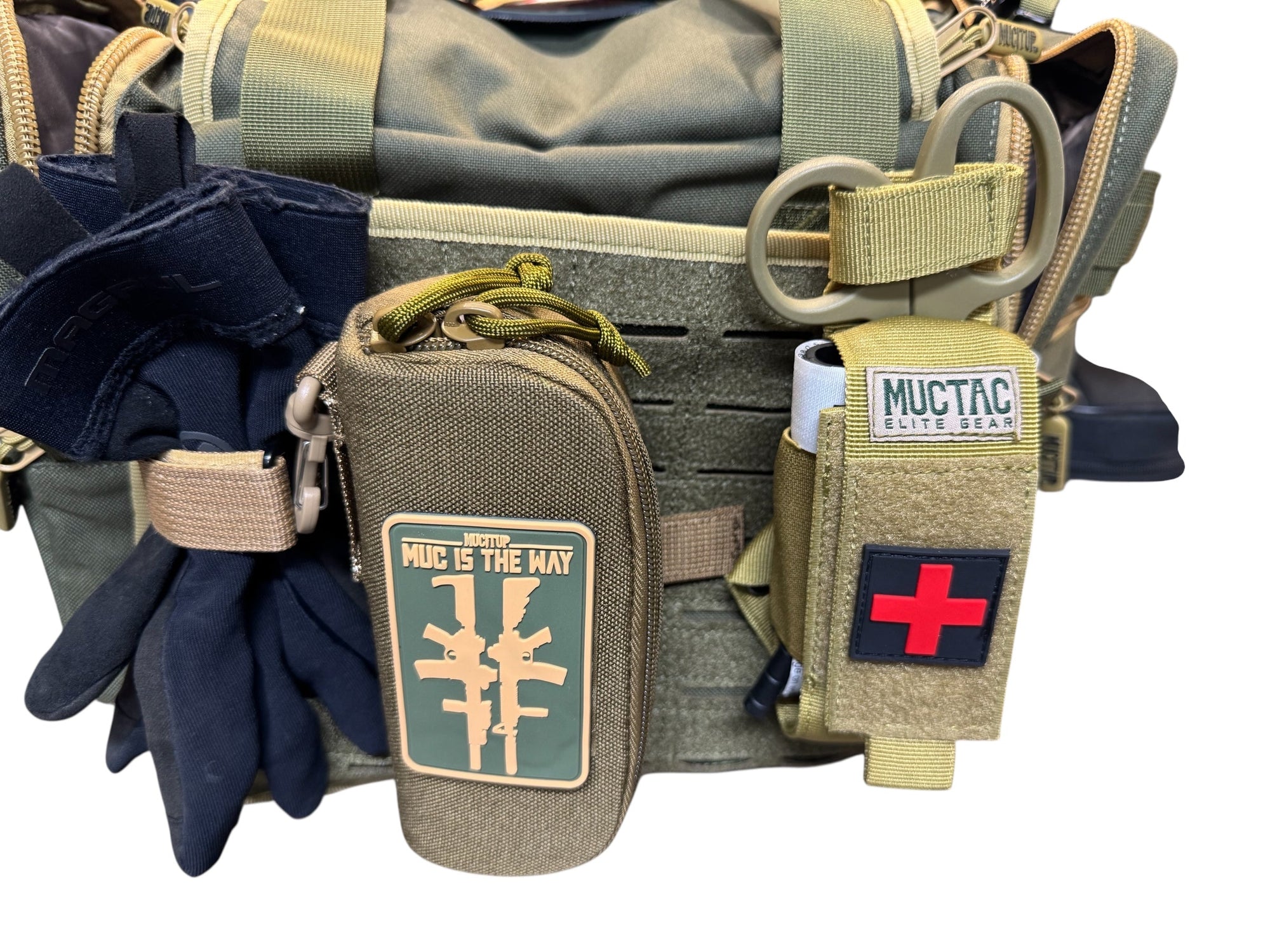 MUCTAC Elite Range Bag 15x10x11 Tactical Gear Organizer w/ MOLLE Panel