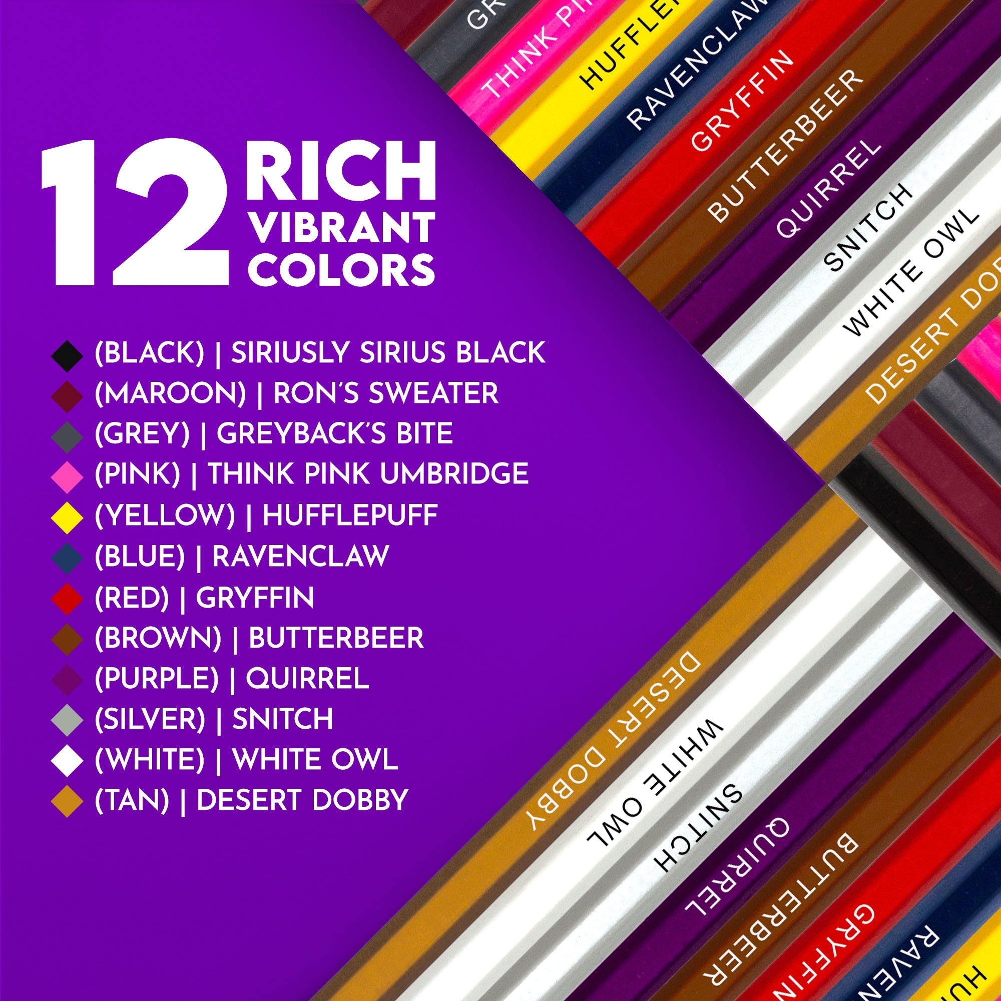 Pigments of Potter Colored Pencil Set for Fans of Harry Potter (Delivered by Thanksgiving 2025)