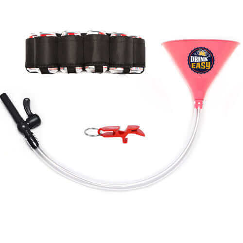 Beer Funnel Party Pack – Funnel, Shotgun Key Chain & Beer Belt