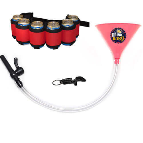 Beer Funnel Party Pack – Funnel, Shotgun Key Chain & Beer Belt
