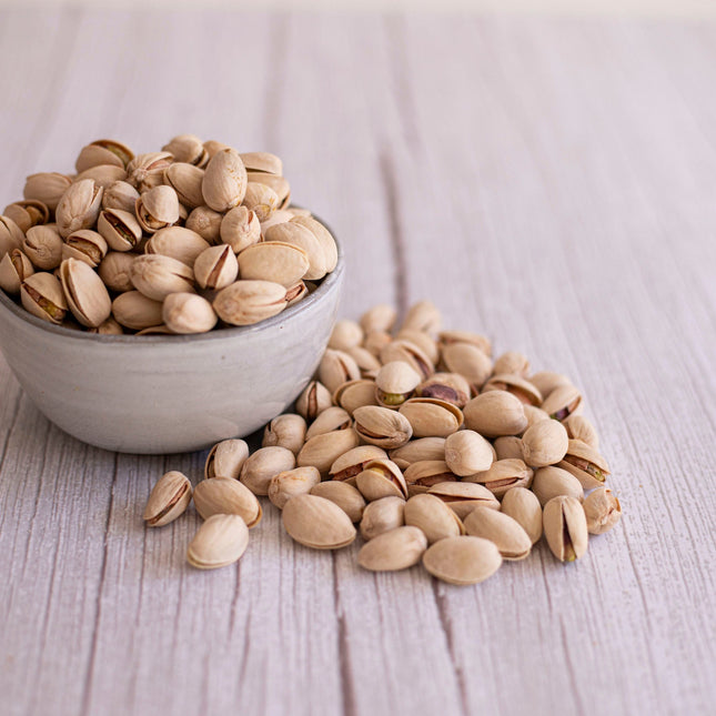 Organic Pistachios, Dry Roasted & Lightly Sea Salted