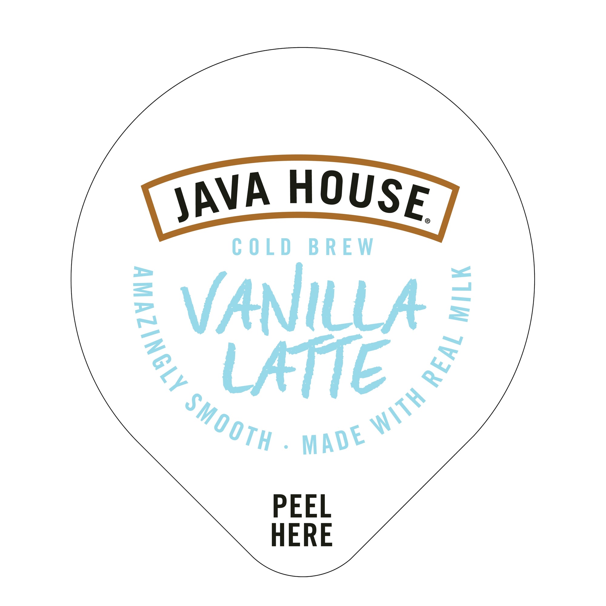Java House Latte Cold Brew Coffee Pods - French Vanilla
