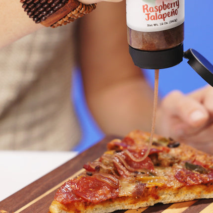 Raspberry Jalapeño Honey Drizzler