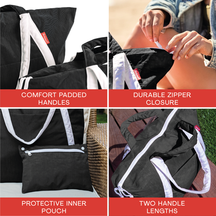 Medium Ripstop Nylon Waterproof Beach Bag