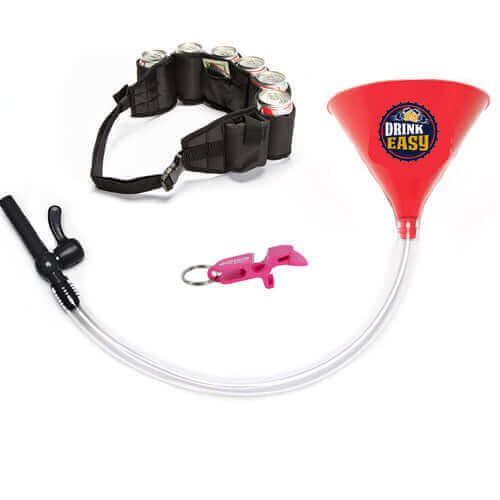Beer Funnel Party Pack – Funnel, Shotgun Key Chain & Beer Belt