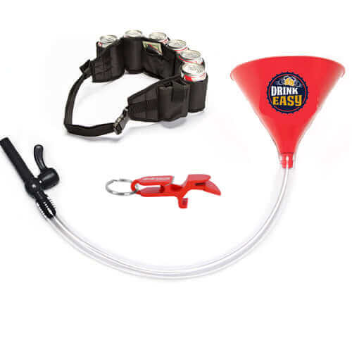 Beer Funnel Party Pack – Funnel, Shotgun Key Chain & Beer Belt