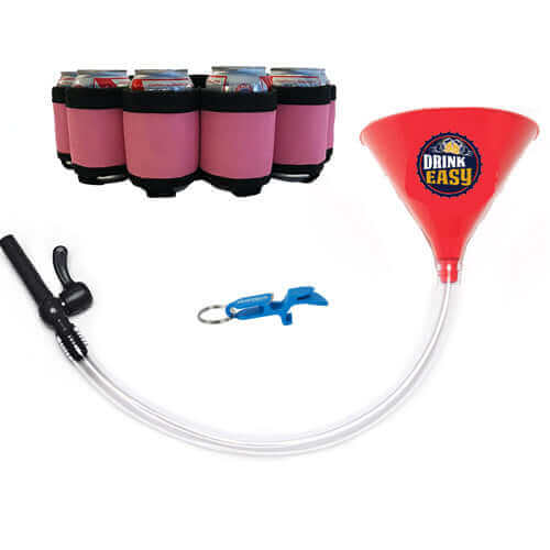 Beer Funnel Party Pack – Funnel, Shotgun Key Chain & Beer Belt