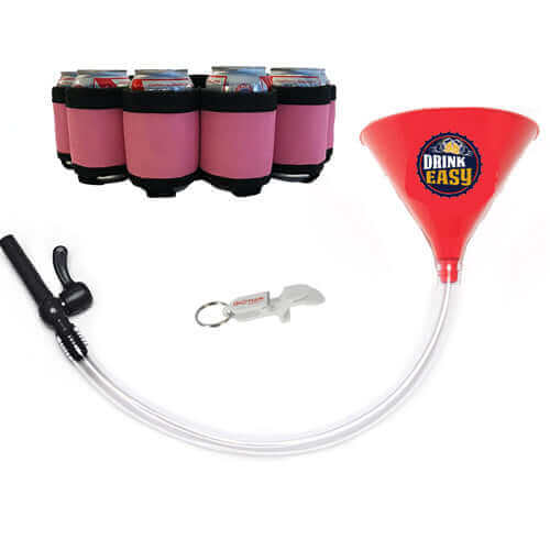 Beer Funnel Party Pack – Funnel, Shotgun Key Chain & Beer Belt