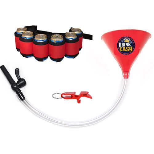 Beer Funnel Party Pack – Funnel, Shotgun Key Chain & Beer Belt