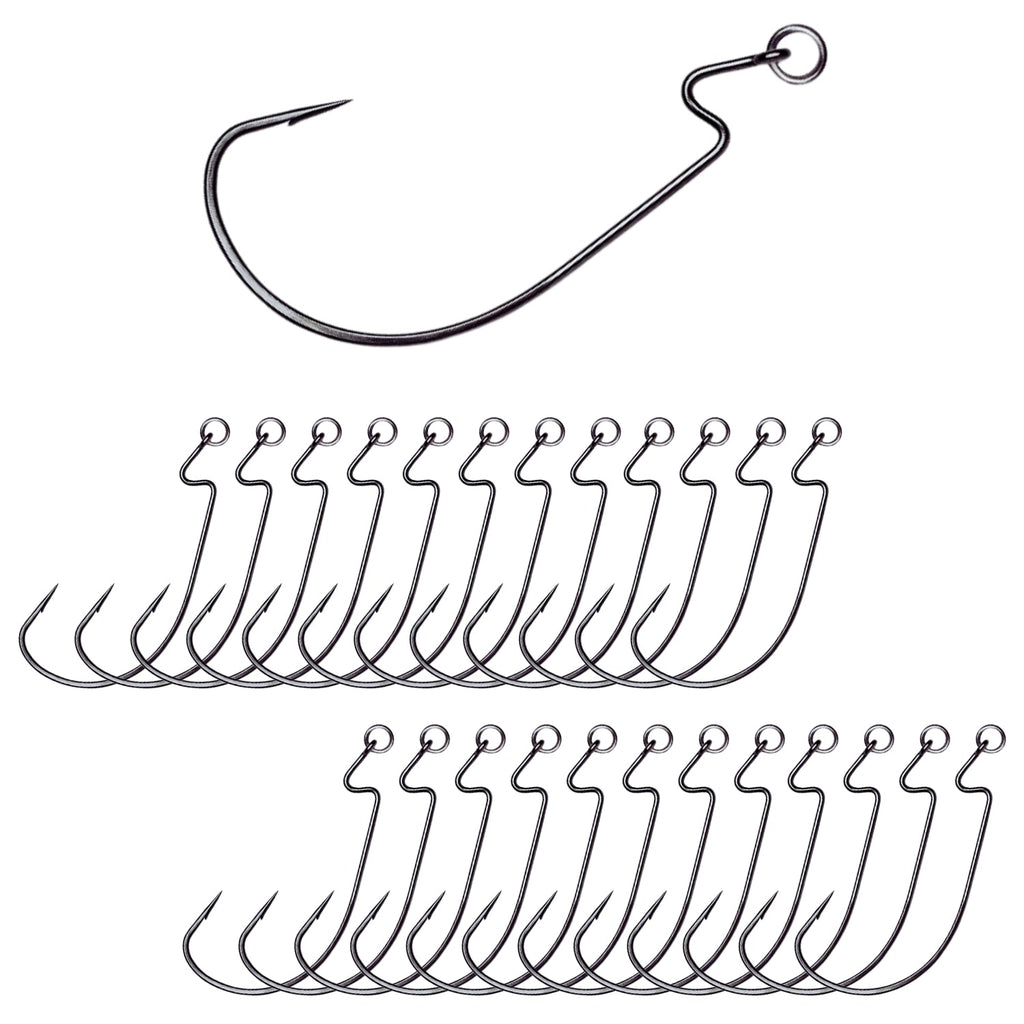 Reaction Tackle Ringed EWG Hooks - 25 Pack