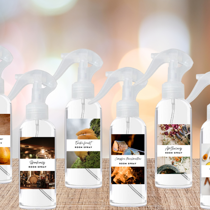 Earthy & Woody Room Spray Collection – Handcrafted Air Fresheners with Forest, Pine, and Natural Wood-Inspired Scents 4oz