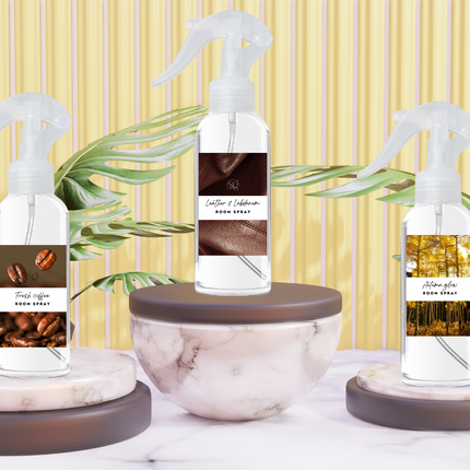 Earthy & Woody Room Spray Collection – Handcrafted Air Fresheners with Forest, Pine, and Natural Wood-Inspired Scents 4oz