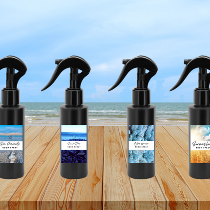Masculine Room Spray Collection – Handcrafted Room & Linen Sprays with Bold, Sophisticated Scents Like Speakeasy, Obsidian, and Bergamot Eucalyptus