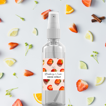 Fruity & Juicy Room Spray Collection – Handcrafted Room & Linen Sprays with Lively Scents of Strawberry, Peach, Pineapple, Black Cherry & Mango