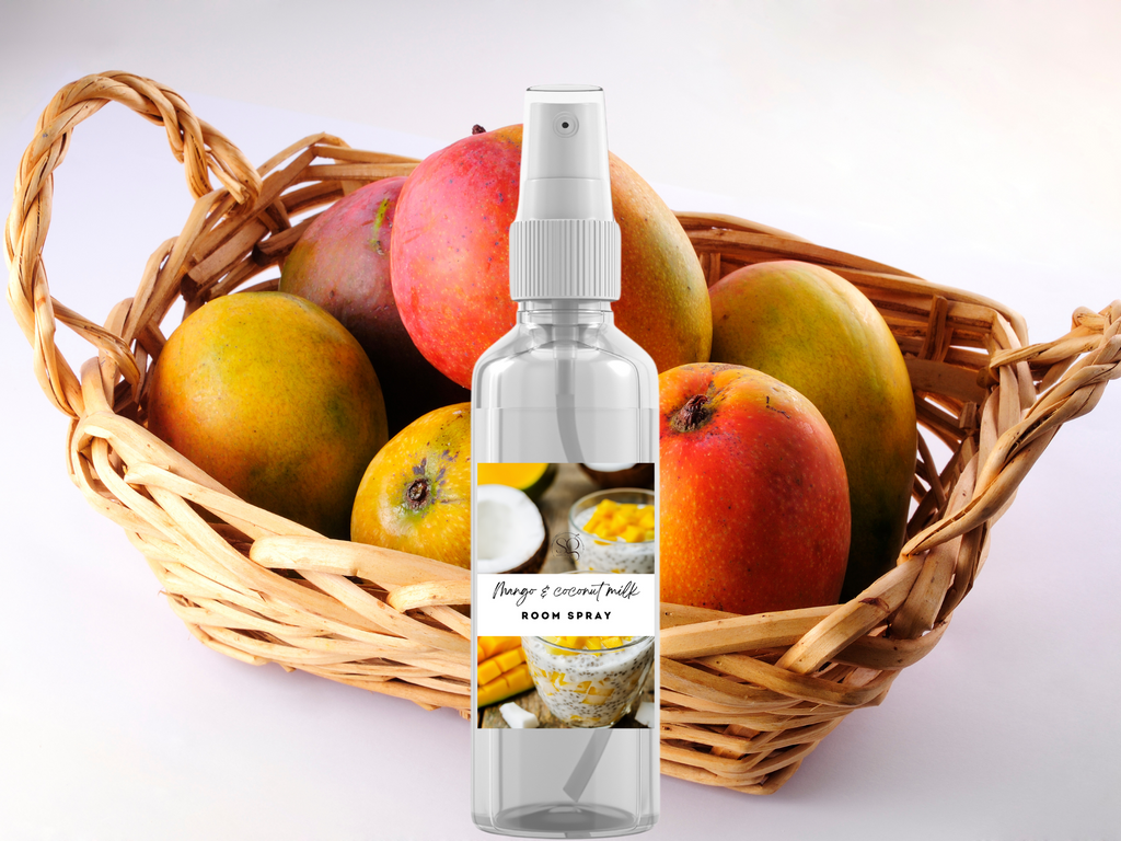 Fruity & Juicy Room Spray Collection – Handcrafted Room & Linen Sprays with Lively Scents of Strawberry, Peach, Pineapple, Black Cherry & Mango