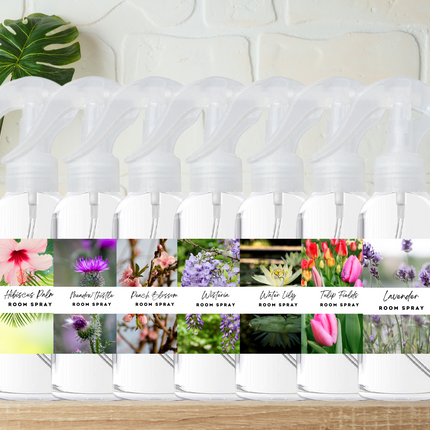 Floral & Feminine Room and Linen Spray Collection – Soft, Romantic Botanicals