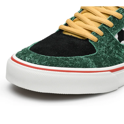 Joiints Green Mid-Top Skate Sneakers Stylish Vulcanized Casual Shoes for Teens