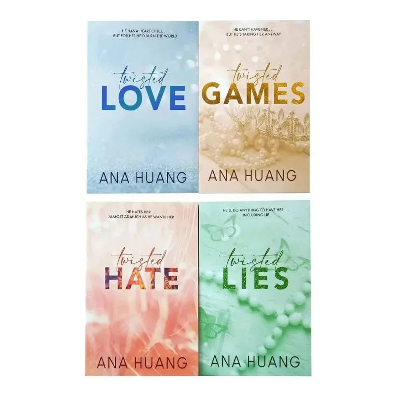 Twisted Series by Ana Huang Books Love /Games / Hate /Lies Paperback