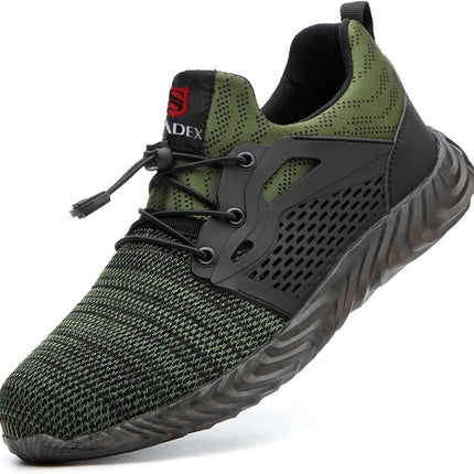 SUADEX Steel Toe Sneakers Lightweight Indestructible Work Shoes for Construction