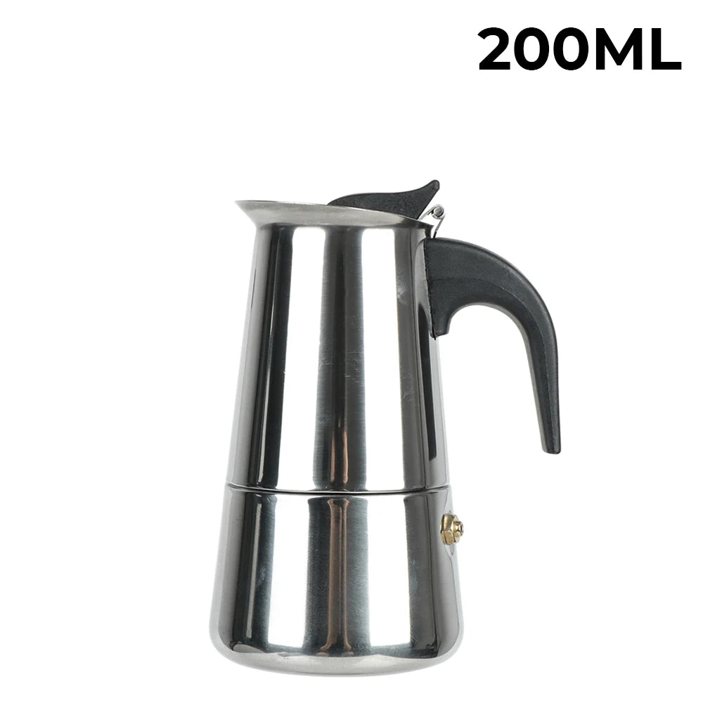 Mocha Coffee Pots Italian Aluminum Octagonal Pot Tea Maker Portable Coffee Maker