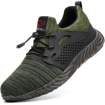 SUADEX Steel Toe Sneakers Lightweight Indestructible Work Shoes for Construction