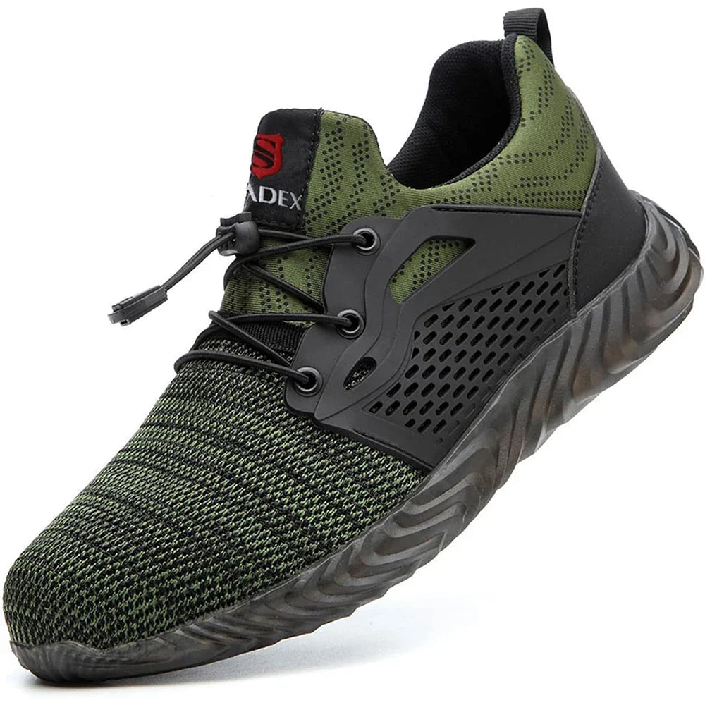 SUADEX Steel Toe Sneakers Lightweight Indestructible Work Shoes for Construction